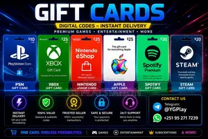 All Types of Gift Card Available