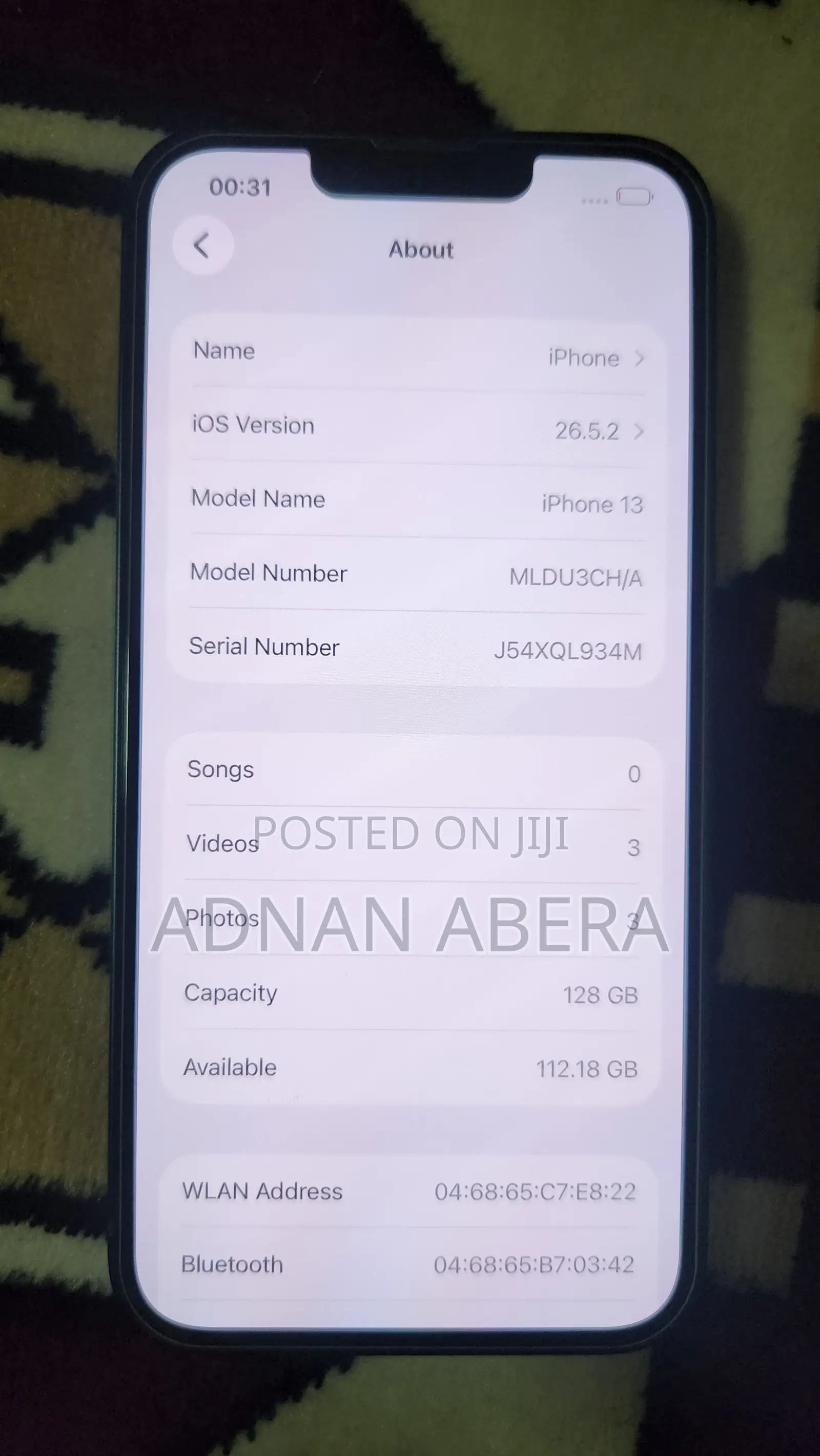 Apple iPhone 13 128 GB Black