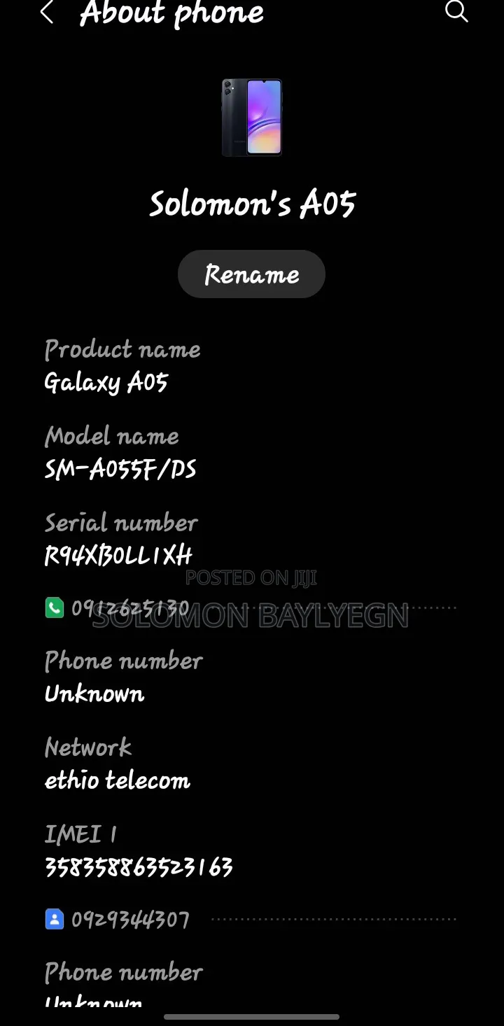 Samsung Galaxy A05 64 GB Blue