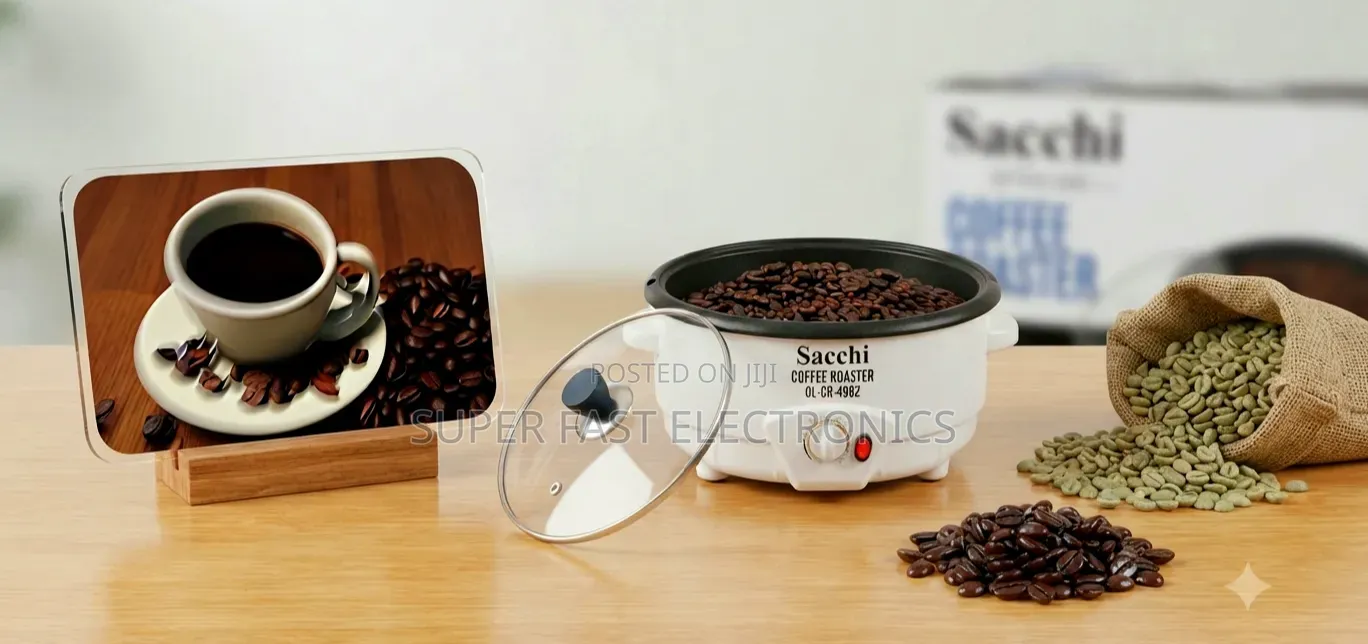 Sacchi Coffee Roaster – 400g Electric Coffee Bean Roaster