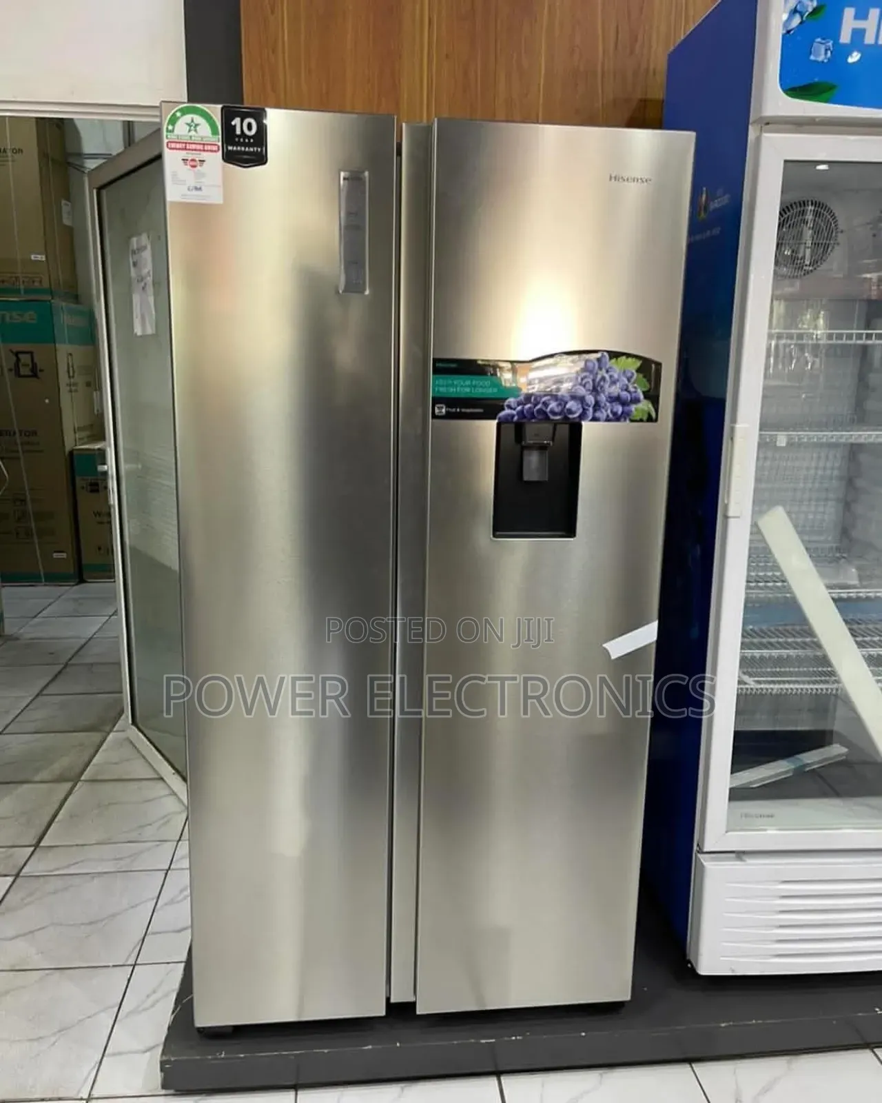 Hisense Side by Side 670l Refrigerator