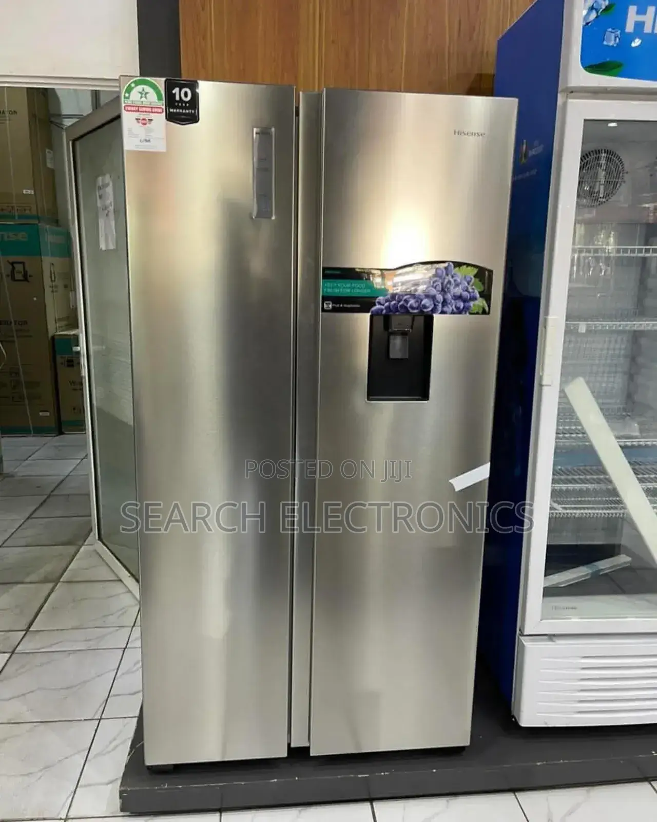 Hisense Side by Side 670l Refrigerator