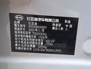 BYD Song Plus 2025 Silver