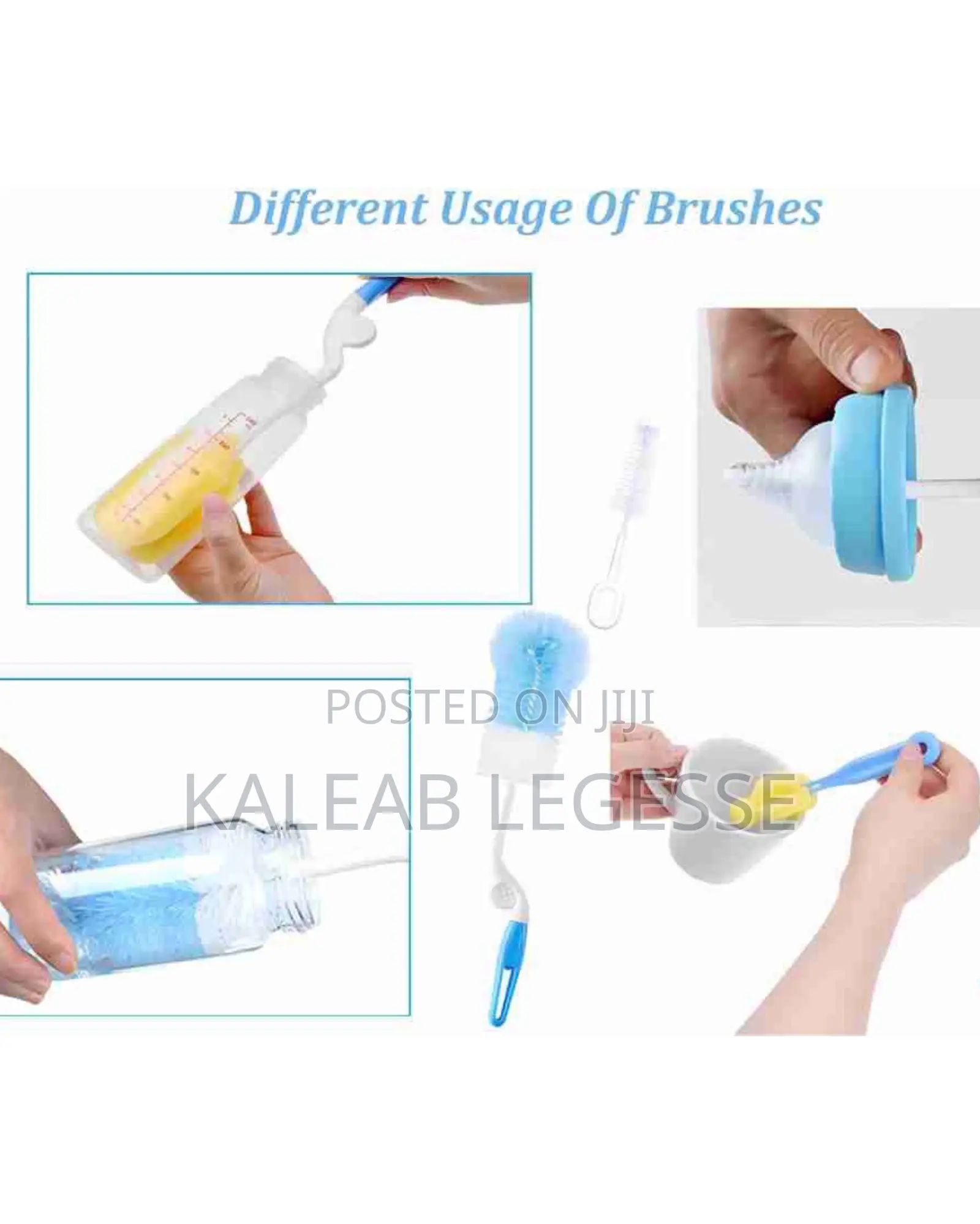  4 Pieces Bottle and Nipple Brush