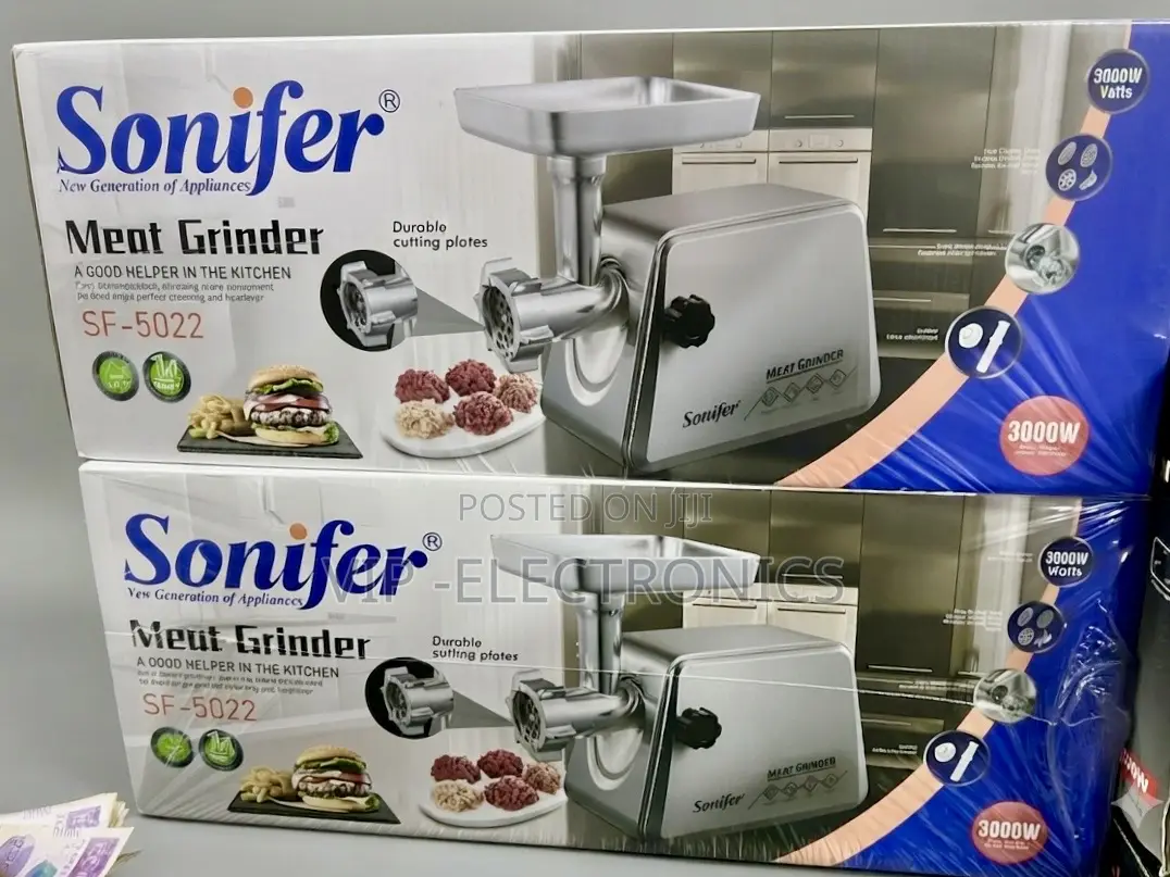Sonifer Meat Grinder Heavy-Duty – 3000W High-Power Meat Mincer