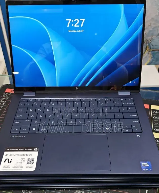 New Laptop HP OmniBook X Flip 14" 16GB Intel Core Ultra 7 SSD 1T