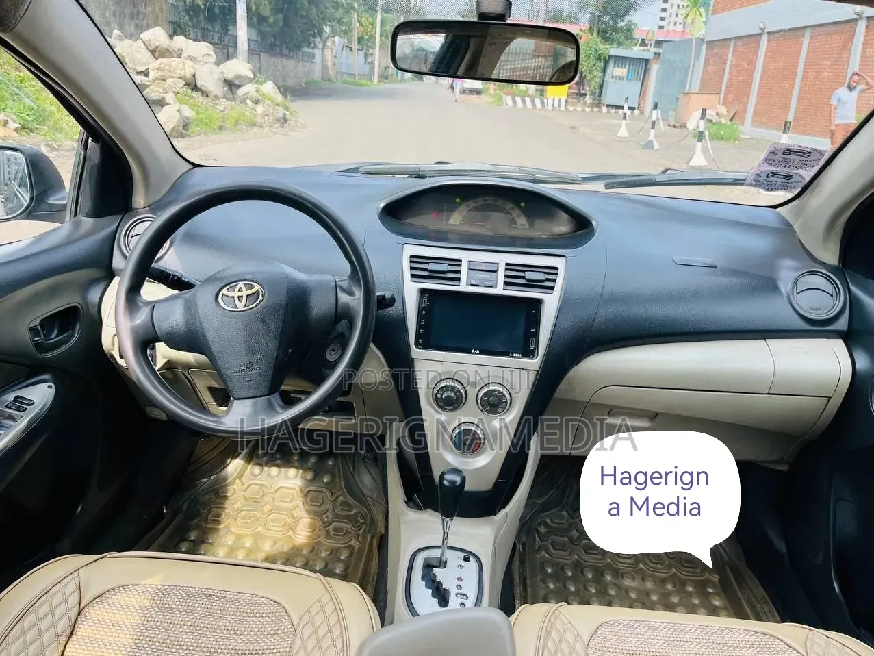 Toyota Yaris 2007 Gray