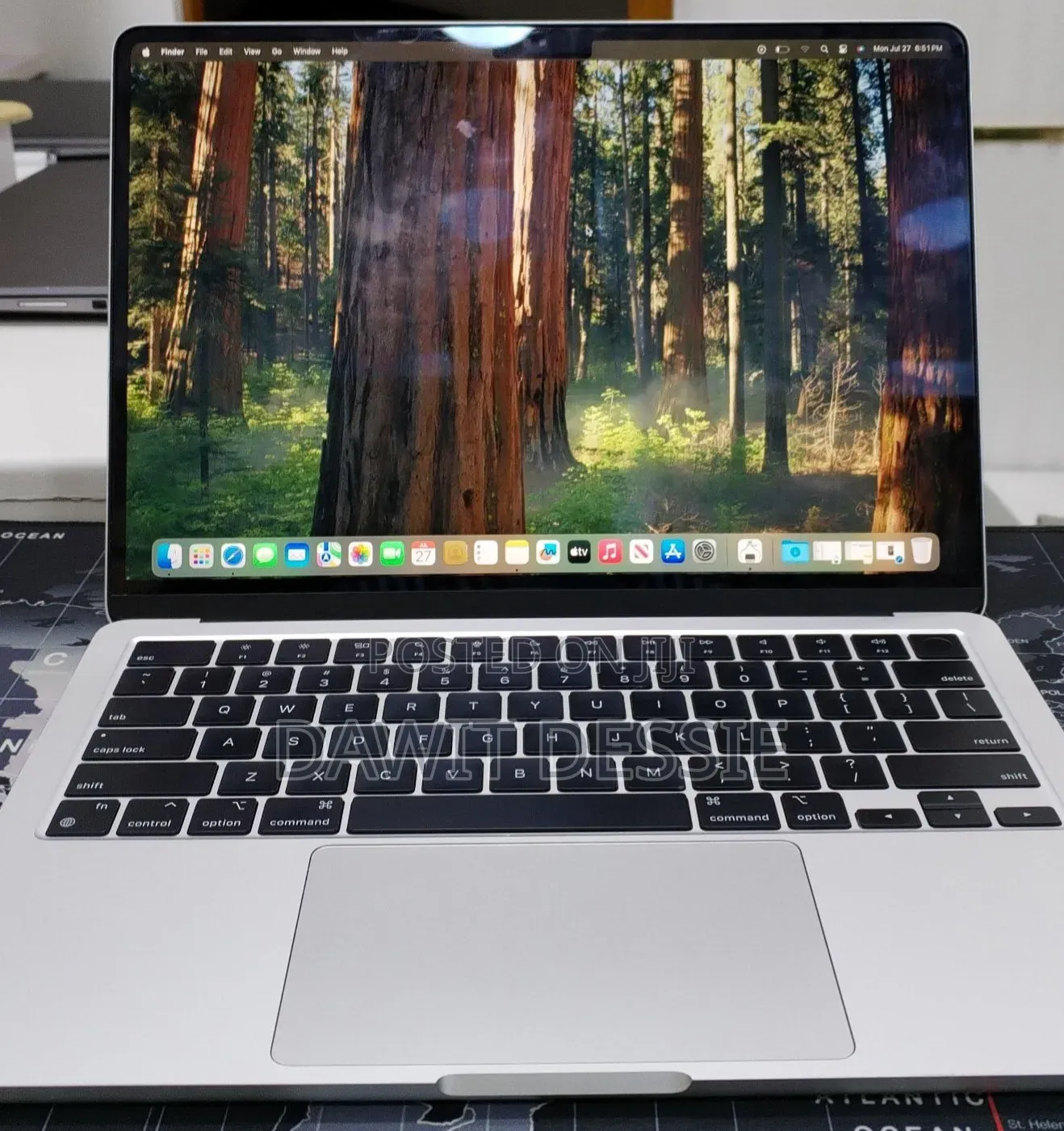 New Laptop Apple MacBook Air 2022 M2 8GB Apple M2 SSD 256GB