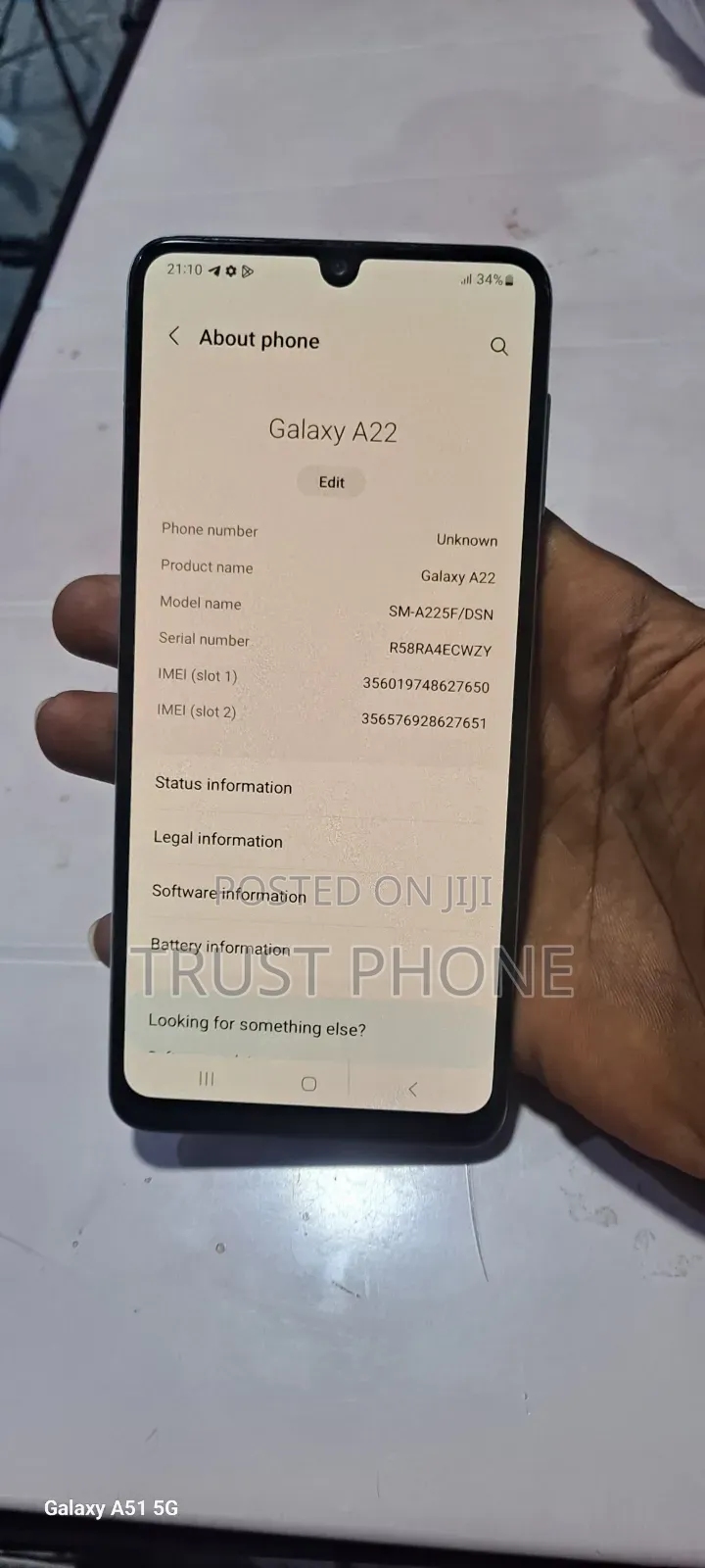 Samsung Galaxy A22 128 GB Rose Gold