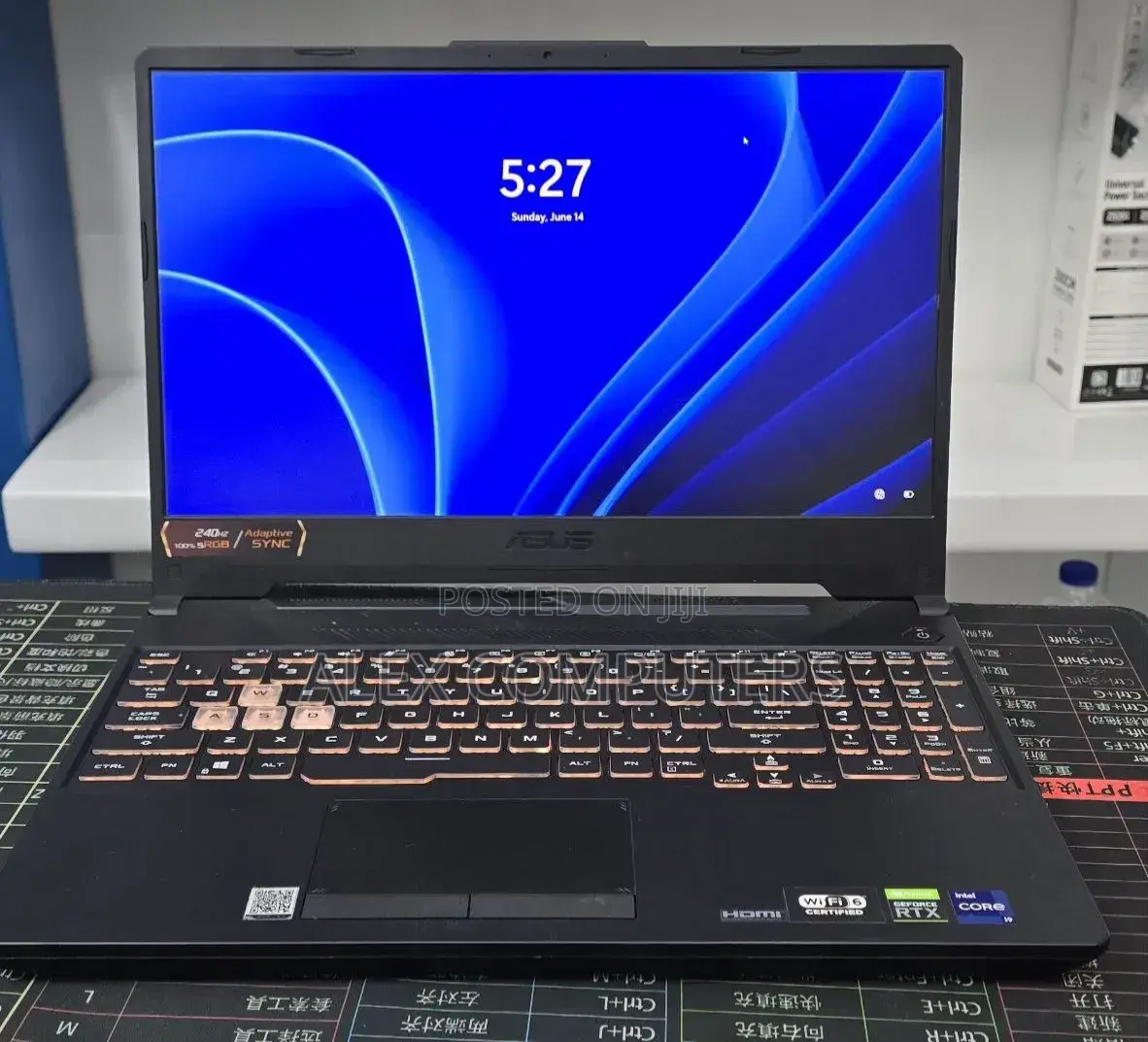 New Laptop Asus TUF Gaming A15 16GB Intel Core i9 SSD 512GB