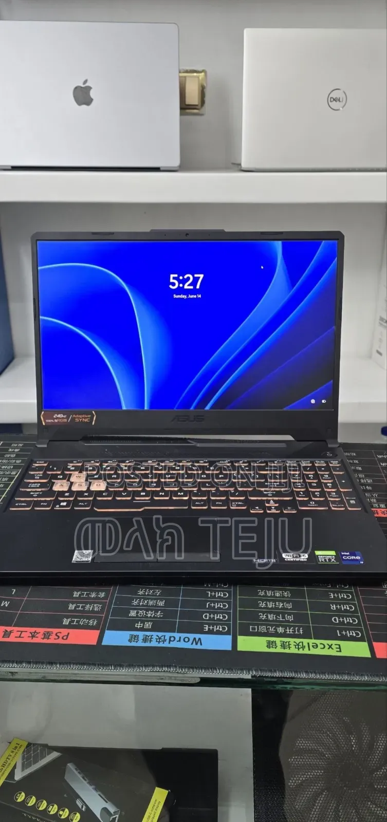 New Laptop Asus TUF Dash F15 16GB Intel Core i9 SSD 512GB
