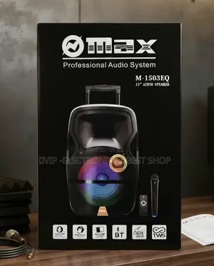 MAX Speaker 15-Inch Professional Audio System. Featuring a Large