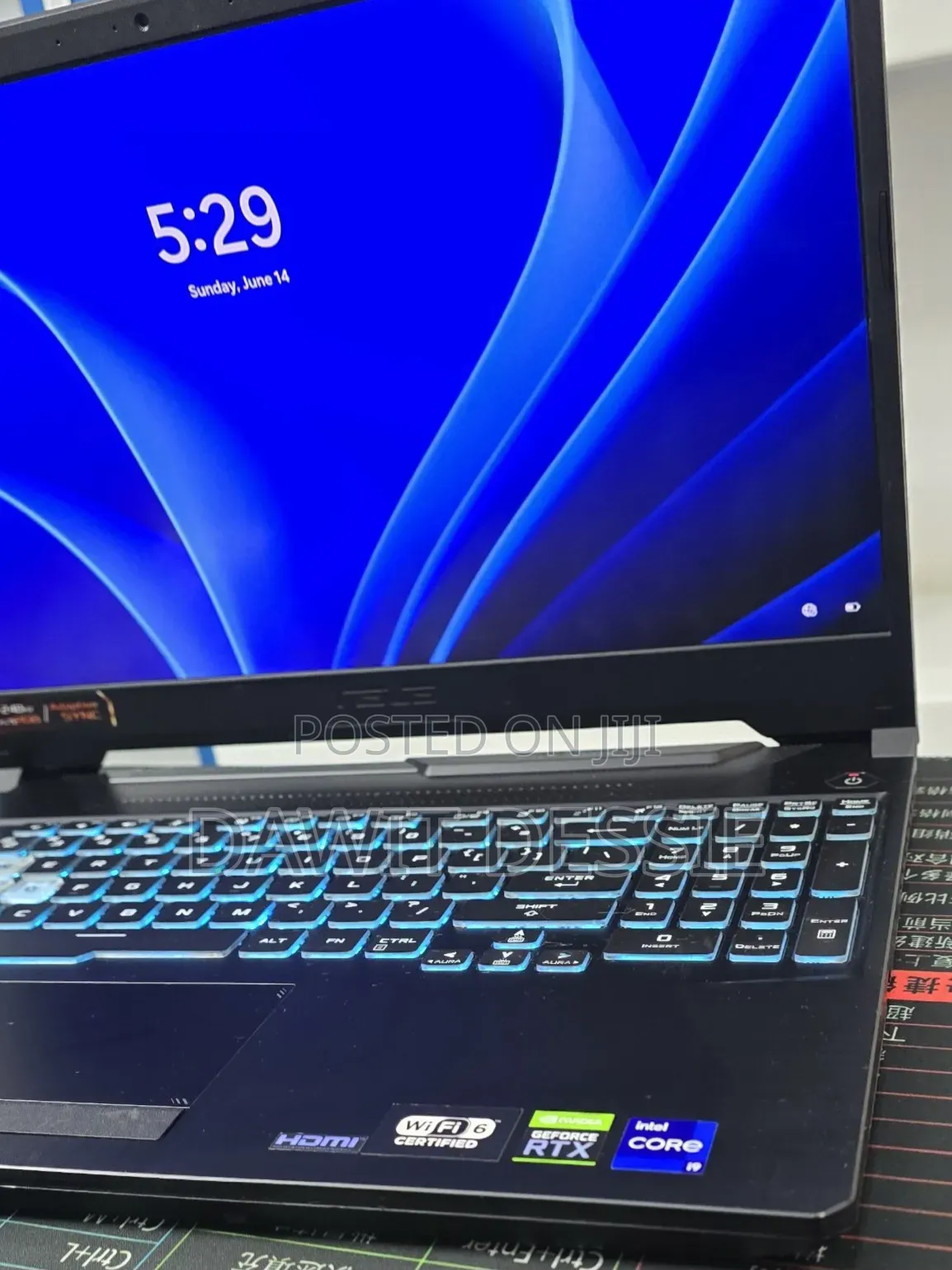 New Laptop Asus TUF Gaming A15 16GB Intel Core i9 SSD 512GB