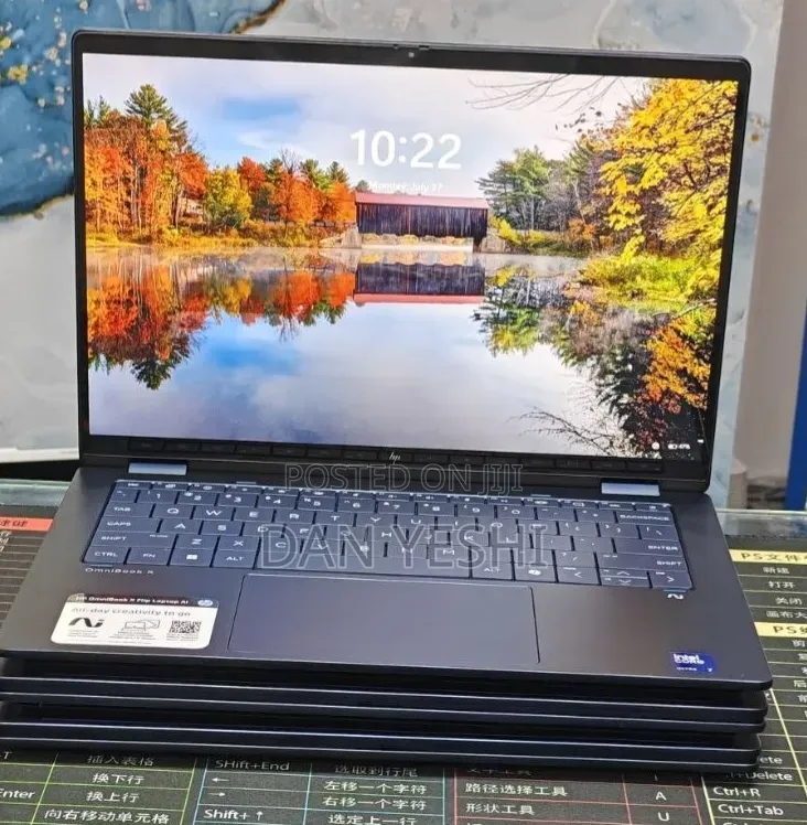 New Laptop HP OmniBook X Flip 14" 16GB Intel Core Ultra 7 SSD 1T