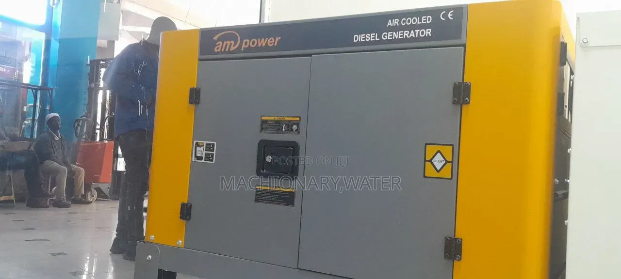 Diesel Silent Air Cooled Generator 10kw/12kva Am Power