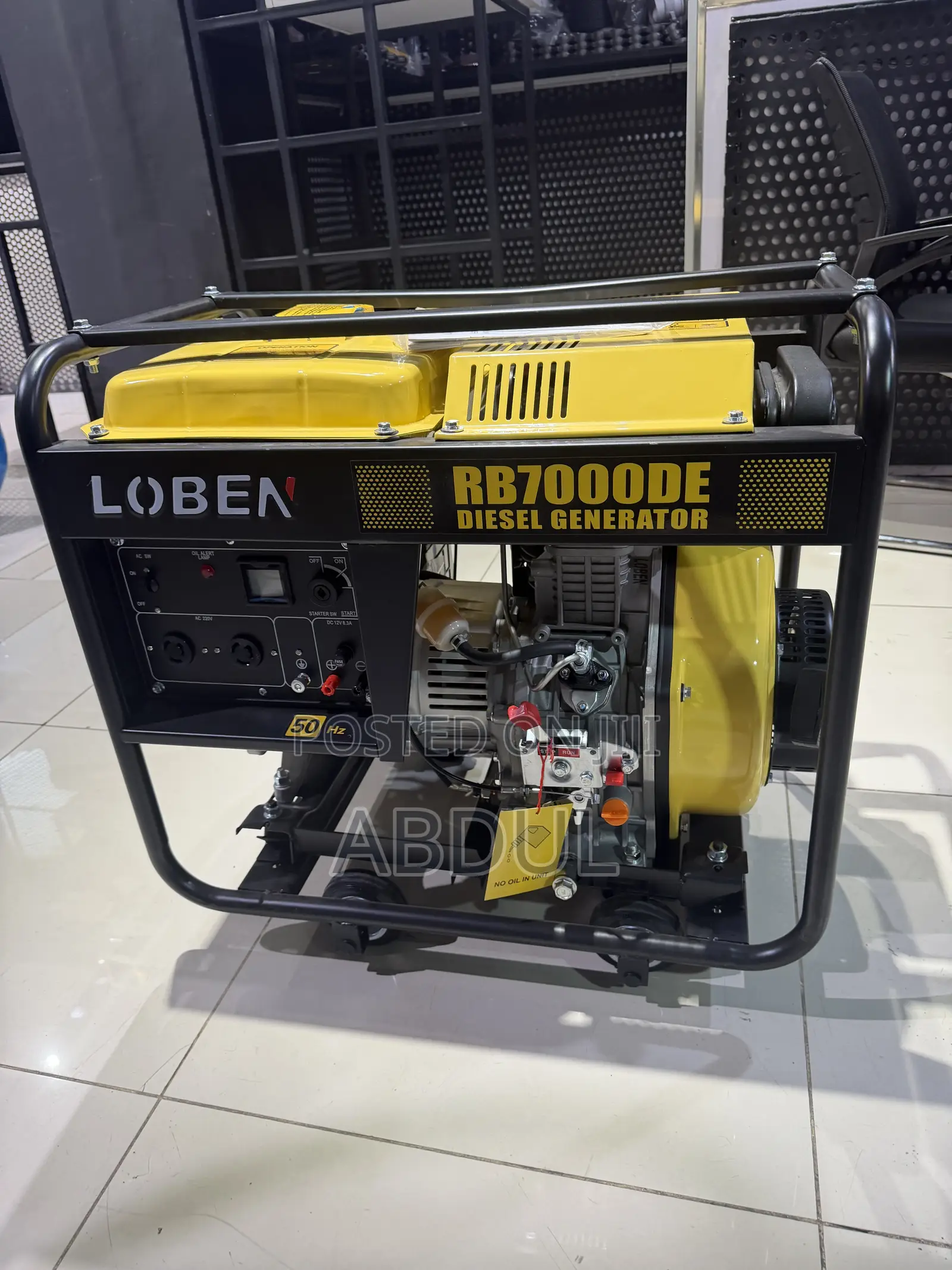 LOBEN RB7000DE Heavy Duty 5kW Diesel Generator (Electric Start)
