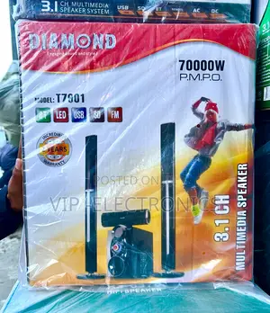 Diamond Multimedia Speaker System 3.1 Channel– 7000W Home Theater