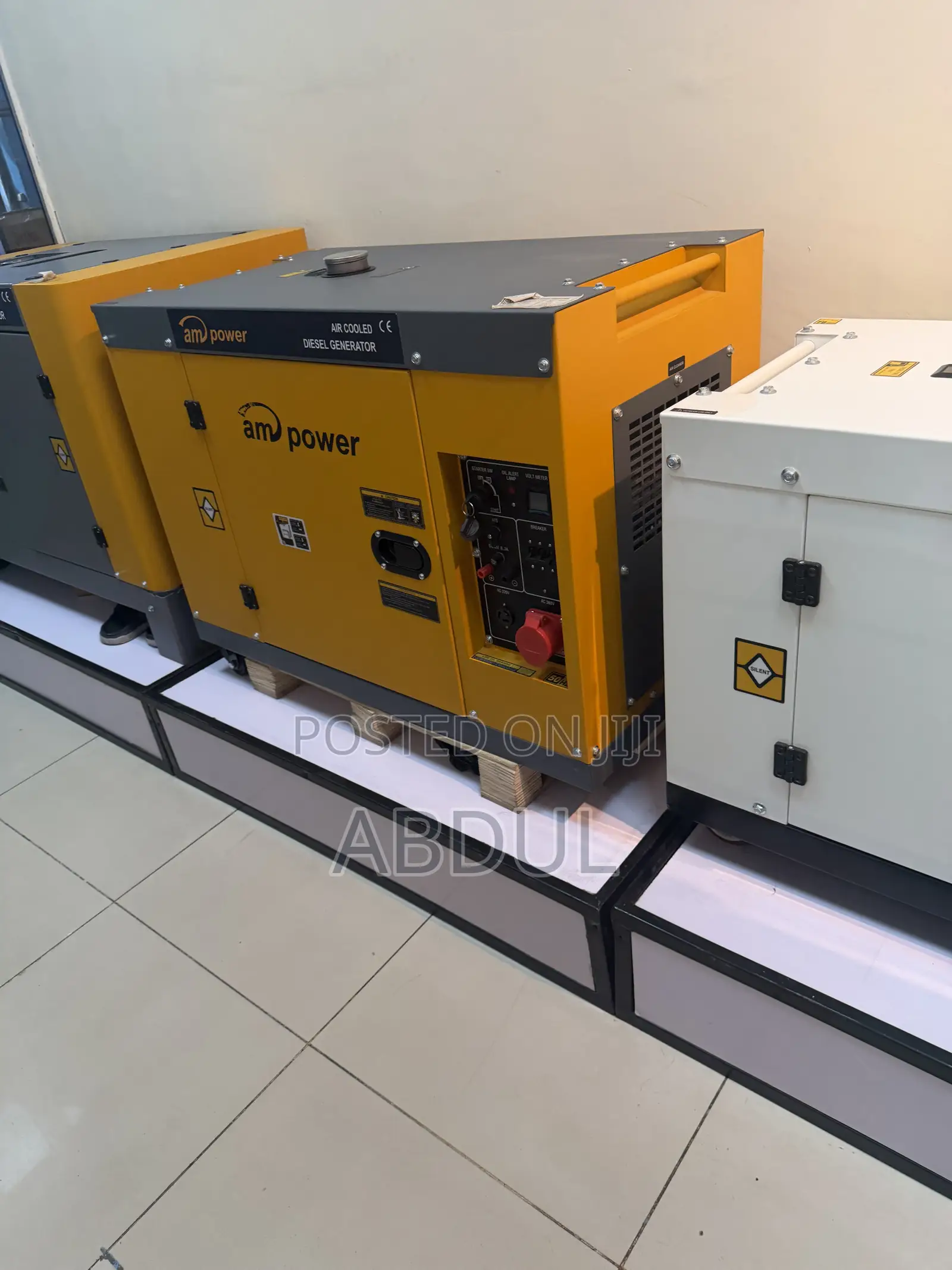 AM POWER Super Silent Air-Cooled Diesel Generator (Brand New)
