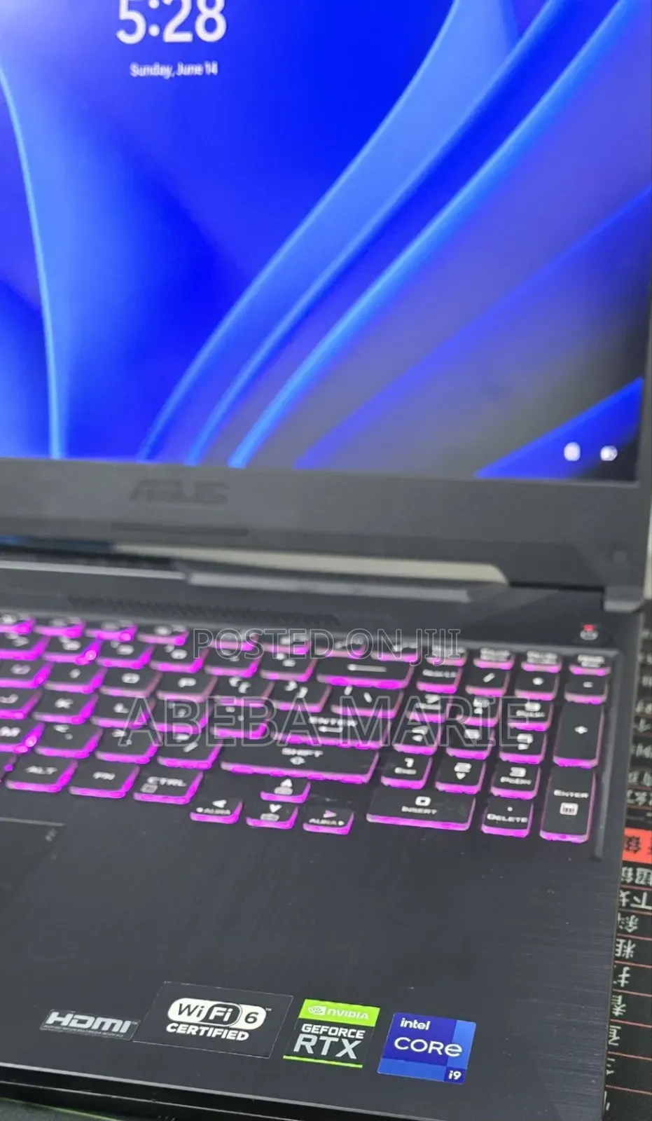 New Laptop Asus TUF Gaming A15 16GB Intel Core i9 SSD 512GB