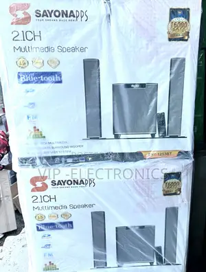 Sayona Multimedia Speaker System 2.1 Channel Original Sayona