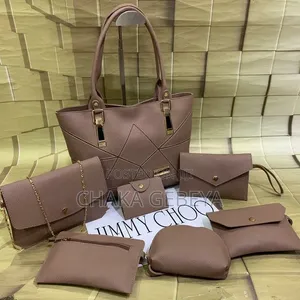 Jimmy Choo 7pcs Combo – Bag + Wallet + Slings – Free Delivery