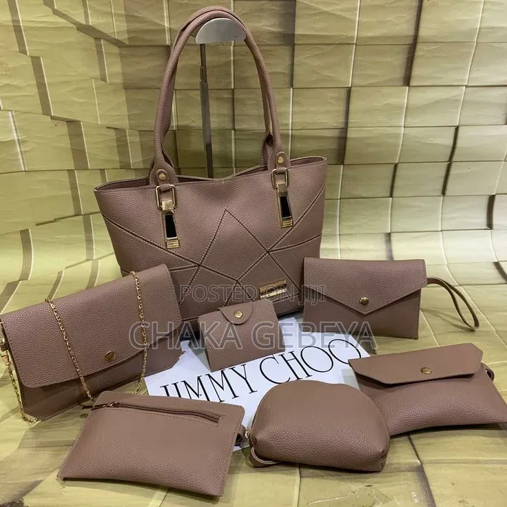 Jimmy Choo 7pcs Combo – Bag + Wallet + Slings – Free Delivery
