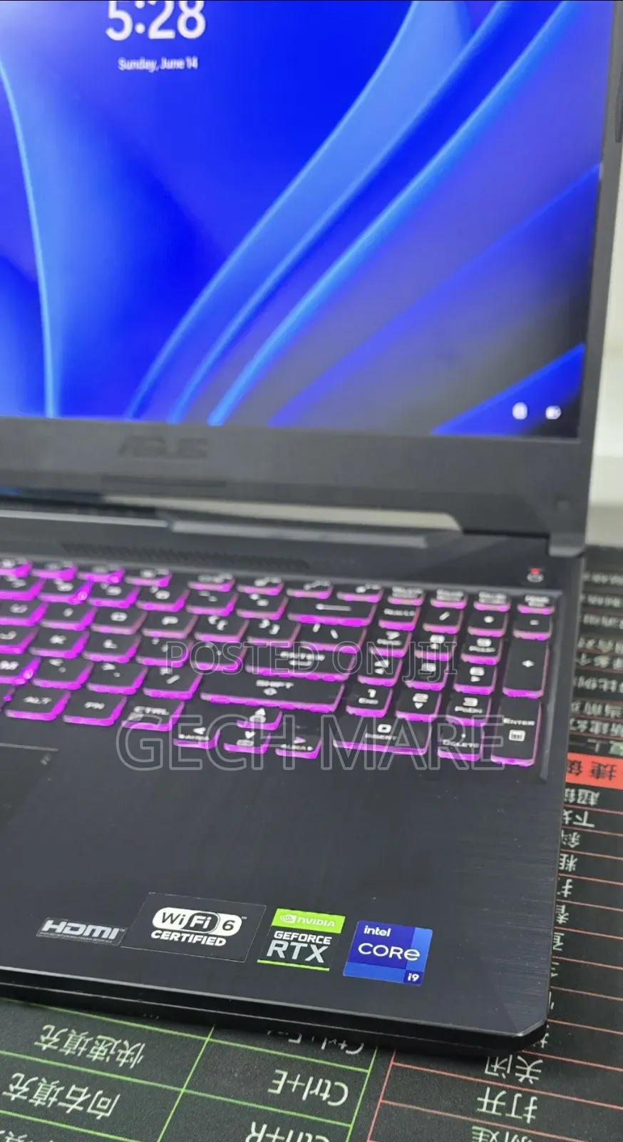 New Laptop Asus TUF Gaming A15 16GB Intel Core i9 SSD 512GB