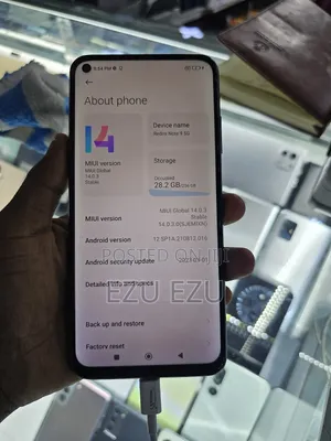 New Xiaomi Redmi Note 9 5G 256 GB Gray
