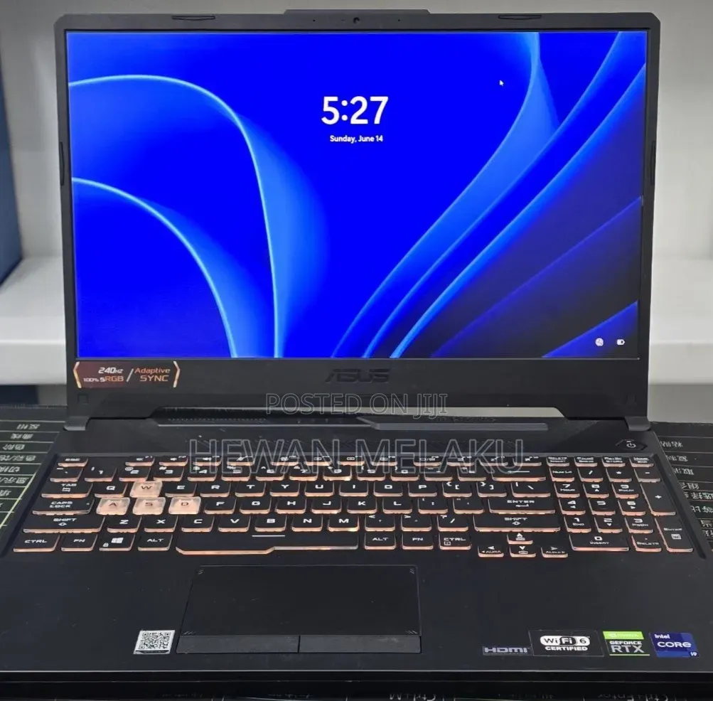 New Laptop Asus TUF Gaming F15 16GB Intel Core i9 SSD 512GB