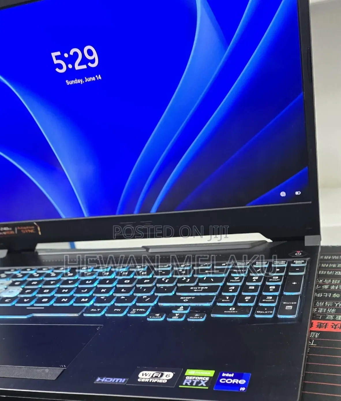 New Laptop Asus TUF Gaming F15 16GB Intel Core i9 SSD 512GB