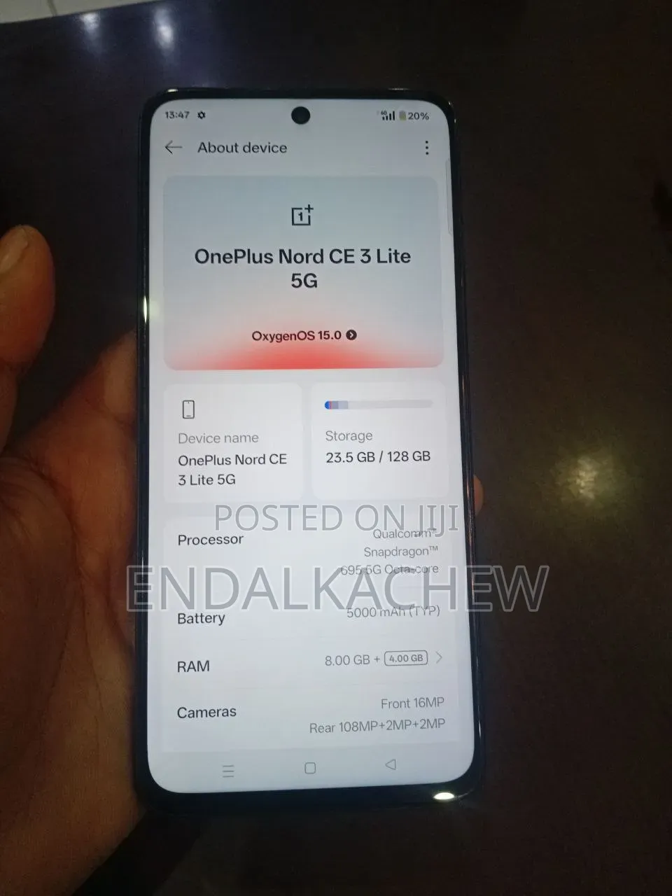 OnePlus Nord CE 3 Lite 5G 128 GB