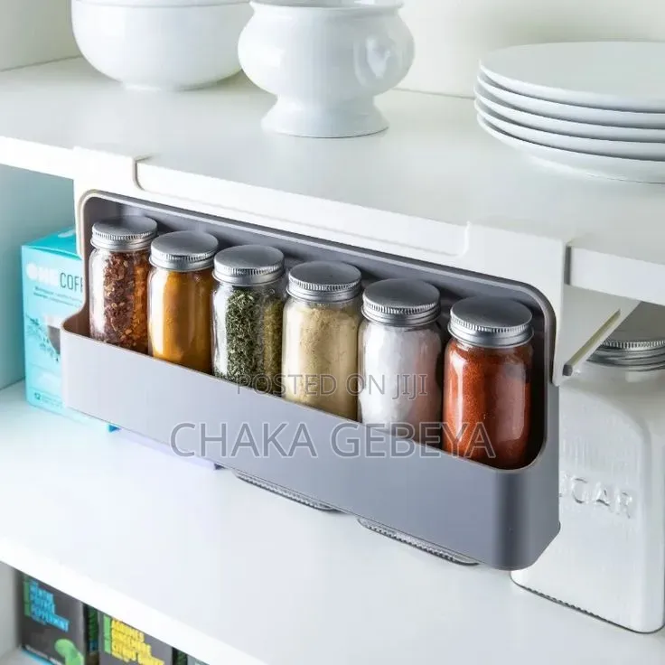 የቅመማ ቅመም ማስቀመጫ - 6 Compartments, Shatterproof, Easy Access