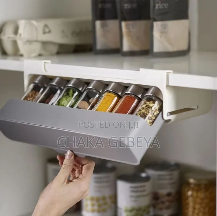 የቅመማ ቅመም ማስቀመጫ - 6 Compartments, Shatterproof, Easy Access