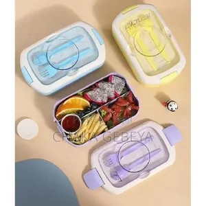 Isolated Lunch Box Set With Bag–3 Pieces,Stainless Steel,Leak‐Proof,
