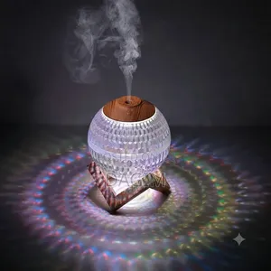 LED Crystal Ball Humidifier Diffuser