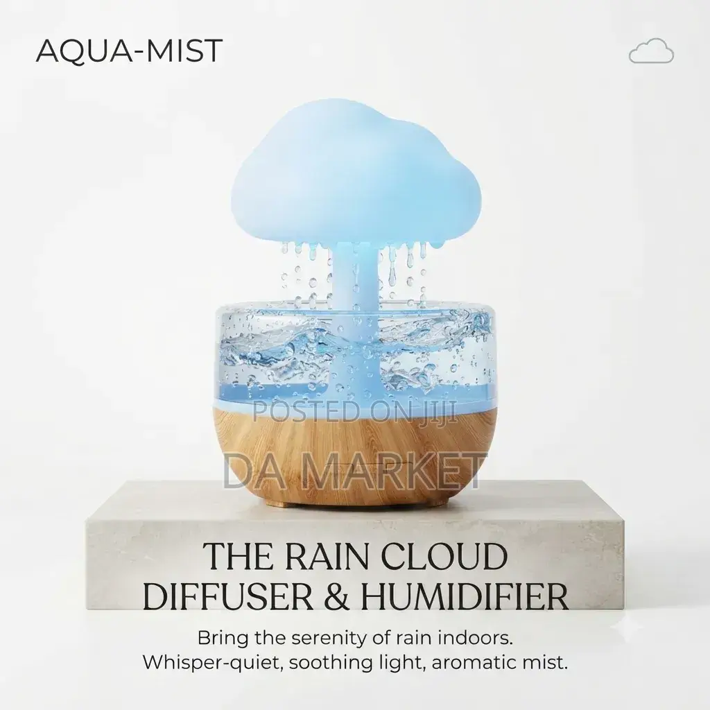 Aqua-Mist Rain Cloud Diffuser and Humidifier