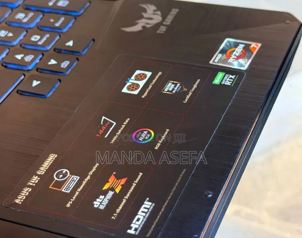 New Laptop Asus TUF Gaming A15 16GB AMD Ryzen 7 SSD 512GB