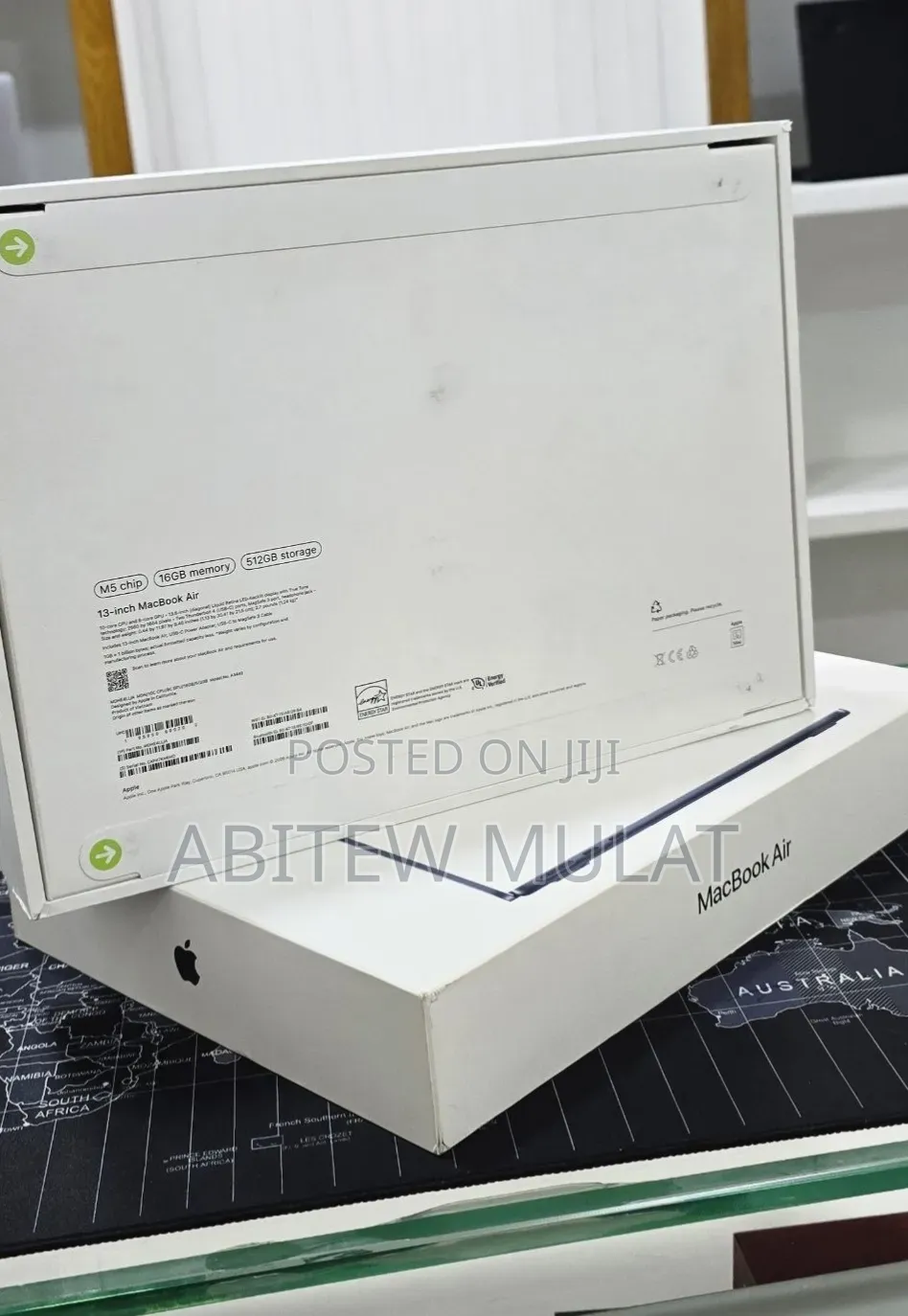 New Laptop Apple MacBook Air 2026 M5 16GB Apple M5 SSD 512GB