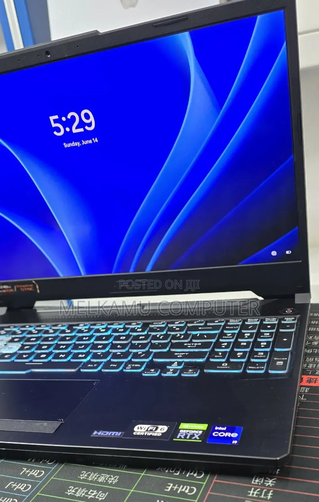 New Laptop Asus TUF Gaming F15 16GB Intel Core i9 SSD 512GB