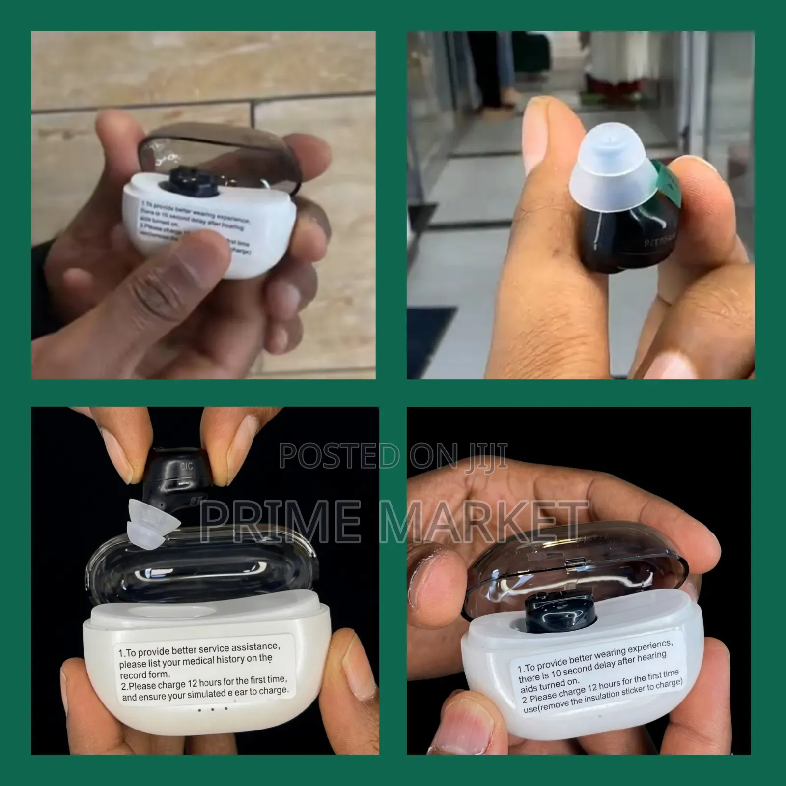 Mini CIC Hearing Aid | Rechargeable | for One Ear