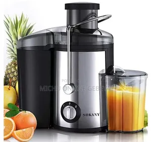ጁሱን ለብቻ ልጣጩን ለብቻ የሚለይ Sokany Juice Extractor/ Free Delivery