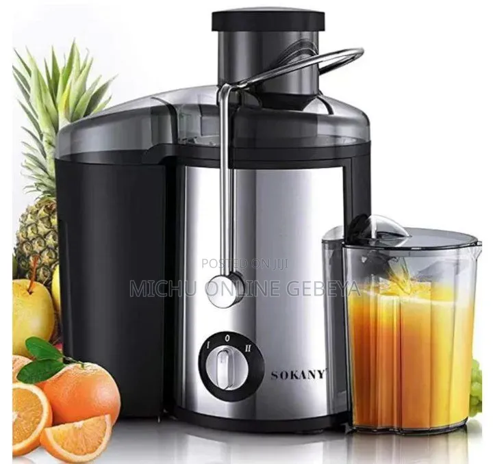 ጁሱን ለብቻ ልጣጩን ለብቻ የሚለይ Sokany Juice Extractor/ Free Delivery