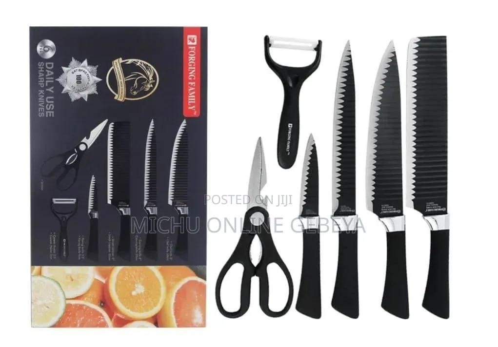 Quality 6PC KNIFE SET/ Free Delivery