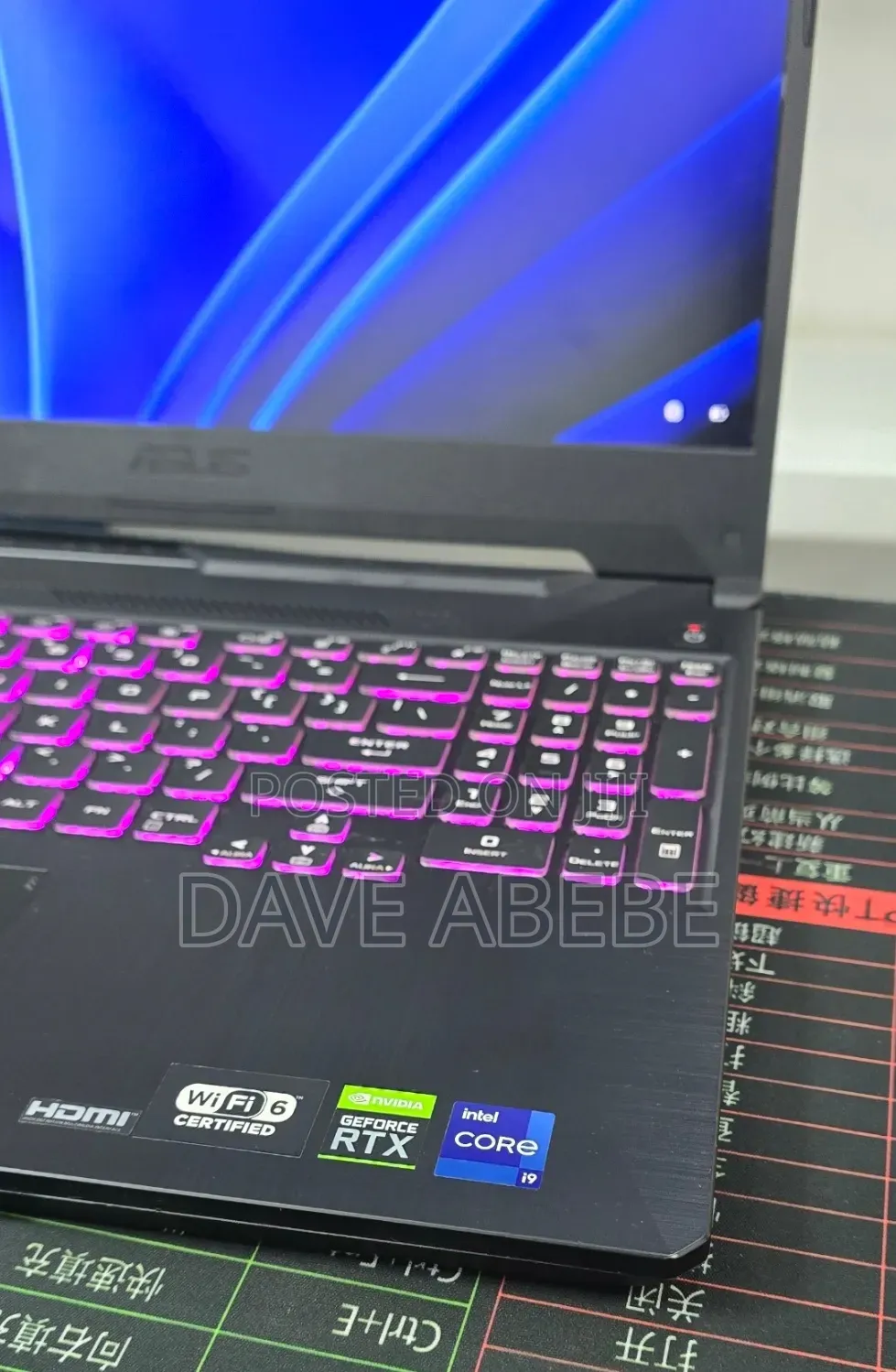 New Laptop Asus TUF Gaming F15 16GB Intel Core i9 SSD 512GB