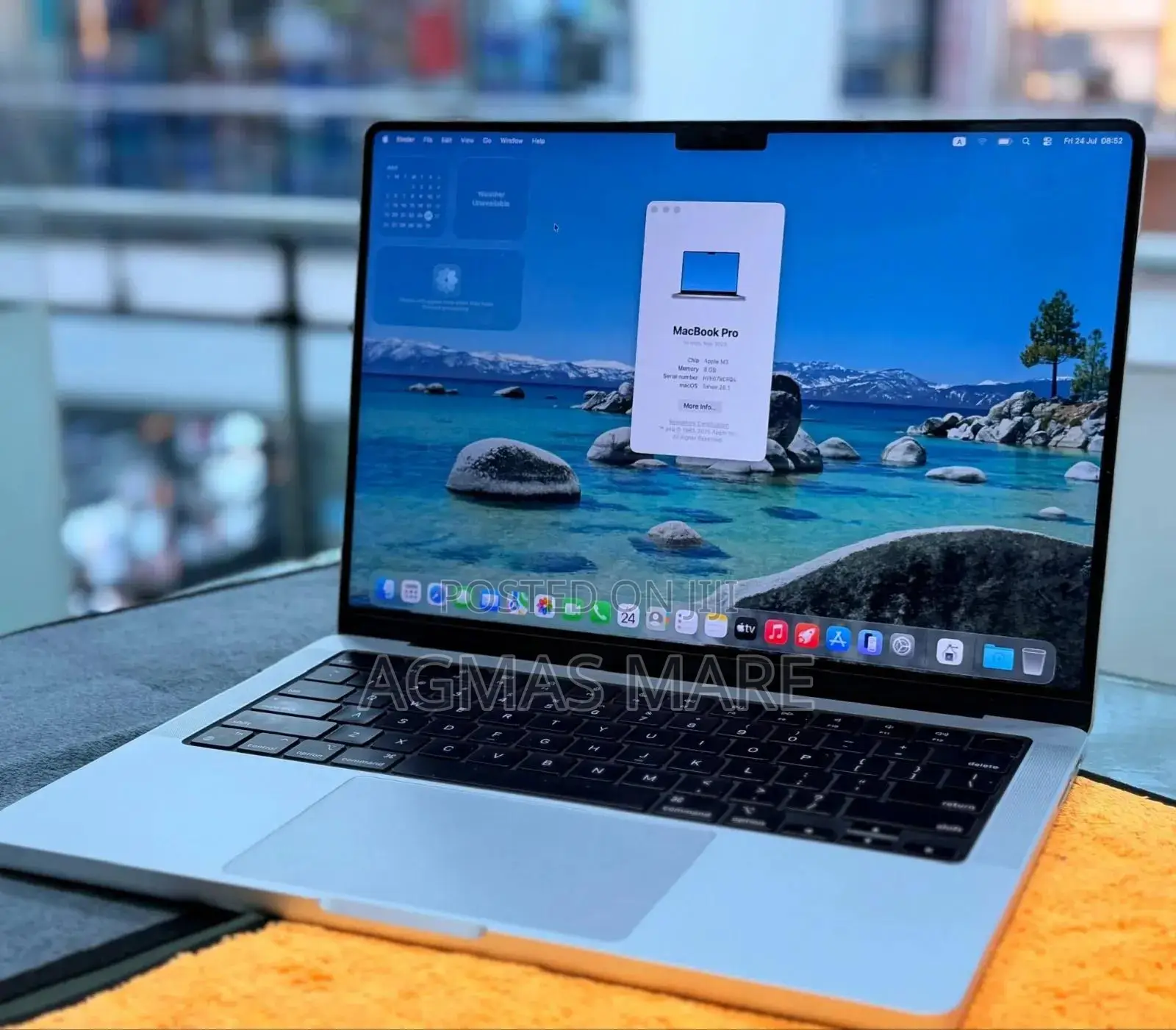 New Laptop Apple MacBook Pro 2023 M3 Pro 8GB Apple M3 Pro SSD 512GB