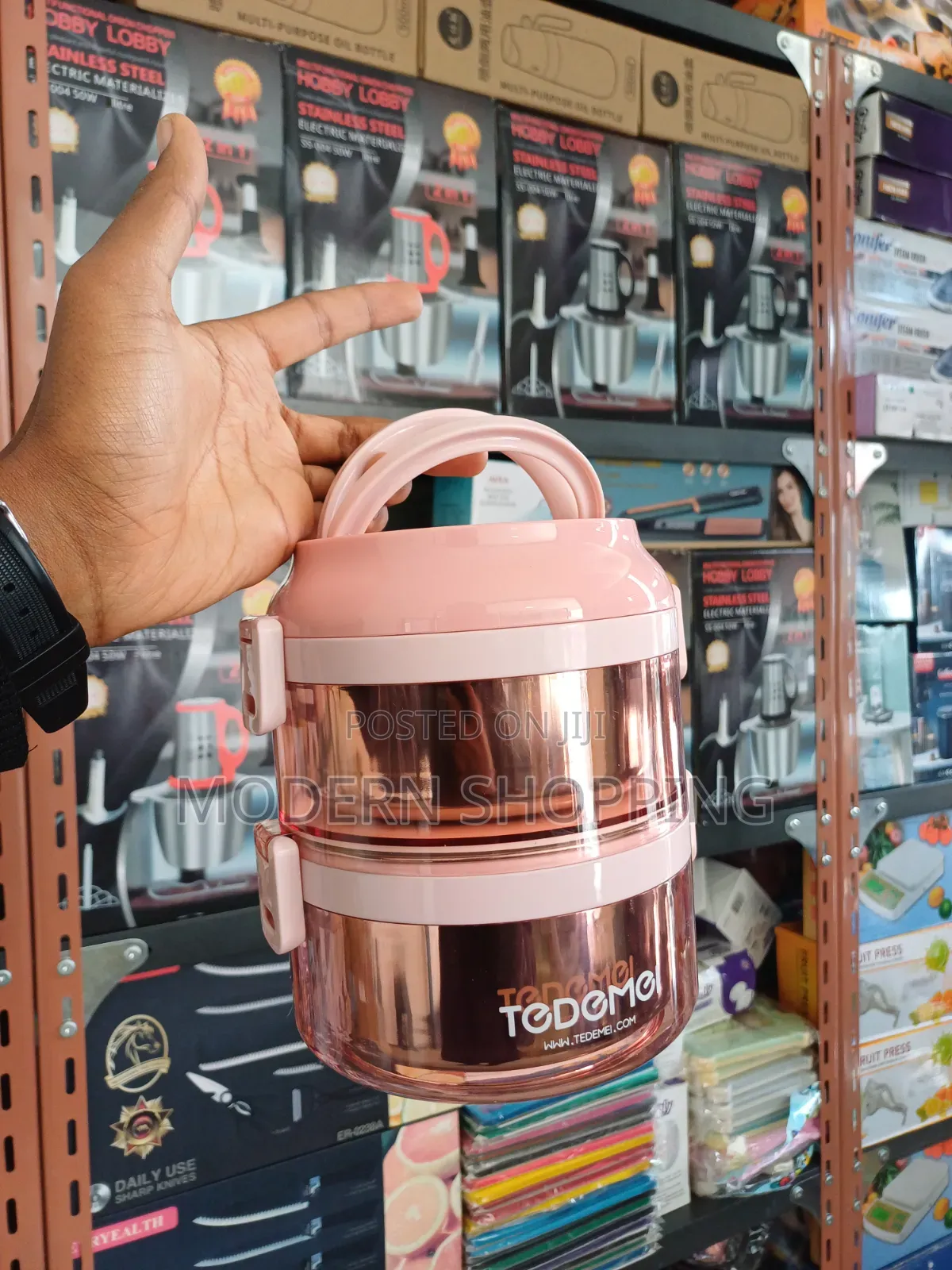 Tedmei 2 Layer Stainless Steel Lunch Box