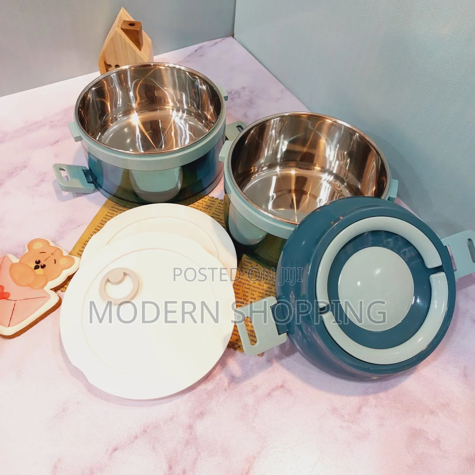Tedmei 2 Layer Stainless Steel Lunch Box