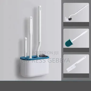 3 in 1 Factory Detachable Handle Toilet Cleaning Brush Set