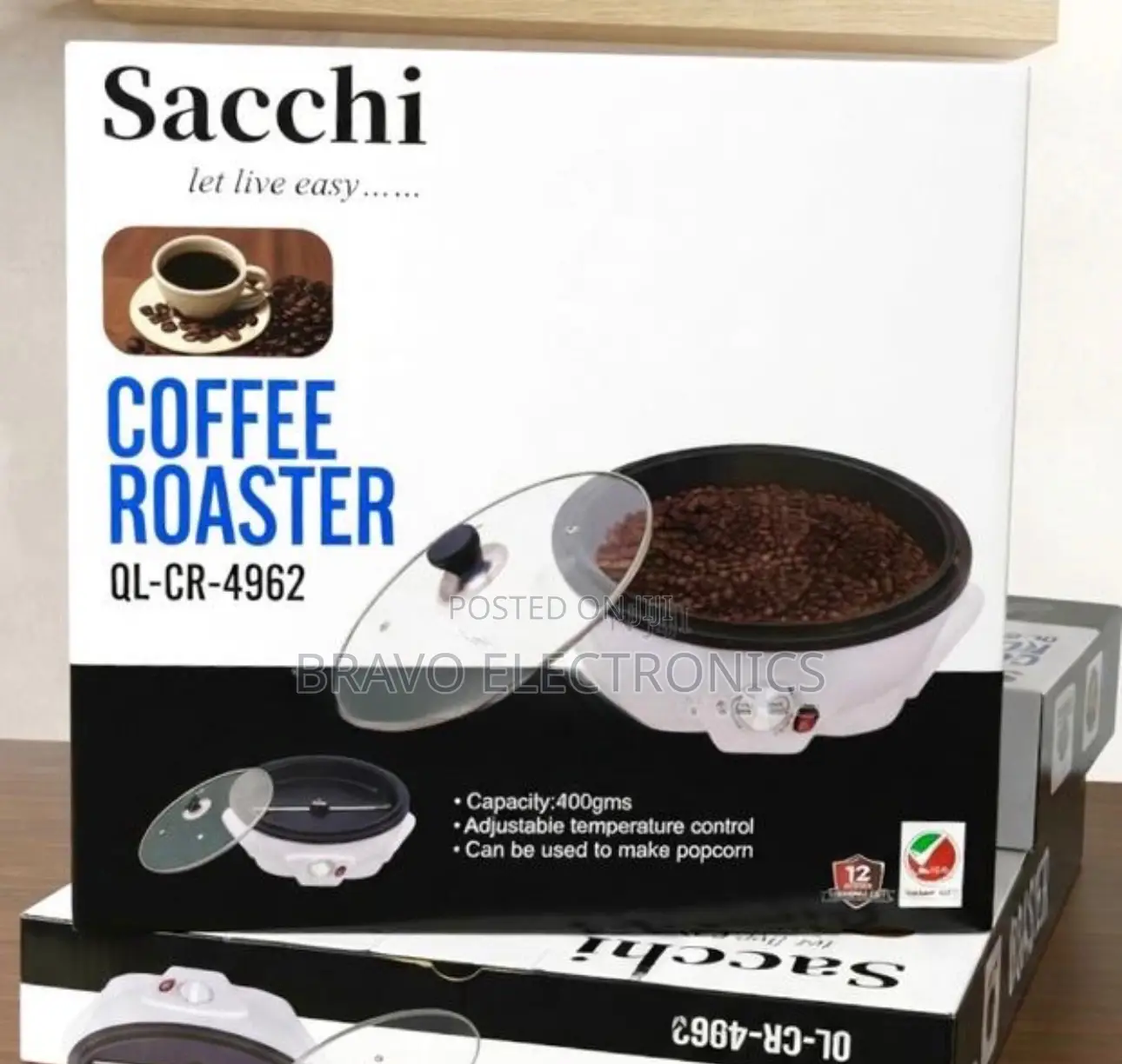 Sachi Coffee Roaster 400g Roast Fresh, Flavorful Coffee Beans at Home