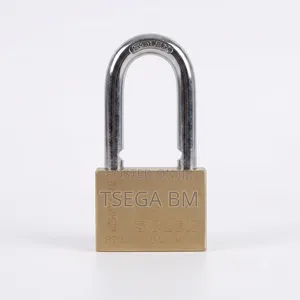 SOLEX R70 Heavy Duty Long Shackle Brass Padlock
